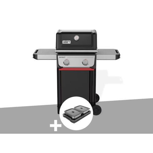 Barbecue à gaz Spirit E-210 + Kit de préparation et de service - Weber