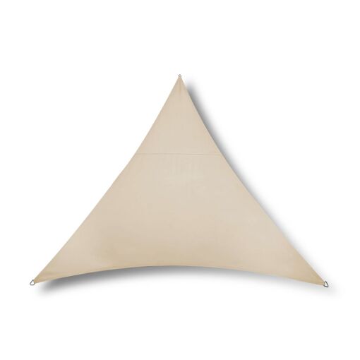 Voile d'ombrage triangulaire RIVAGE Grège - 3,60 x 3,60 m