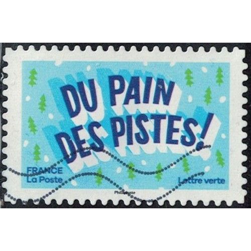 France 2024 Oblitéré Used Les Petits Mots Pour De Grandes Fêtes Du Pain Des Pistes Y&T Fr 2502