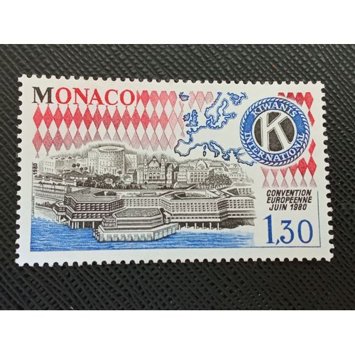 Timbre Monaco Y T 1230 Convention Internationale Du Kiwanis 1980 (040709 )