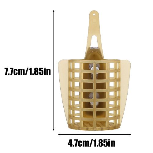 Cage D'alimentation Pour Leurres De Peche, Panier, Plomb, Piege A Carpe, Accessoire (60 G)