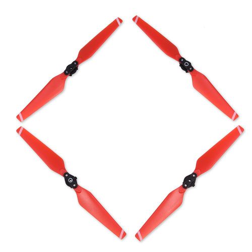 Helices Pliables Cw Ccw, 2 Paires/Ensemble, Accessoires Pour Drone Dji Mavic Pro (Rouge)-Qhfen