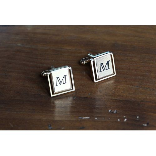 Boutons De Manchettes Lettre M