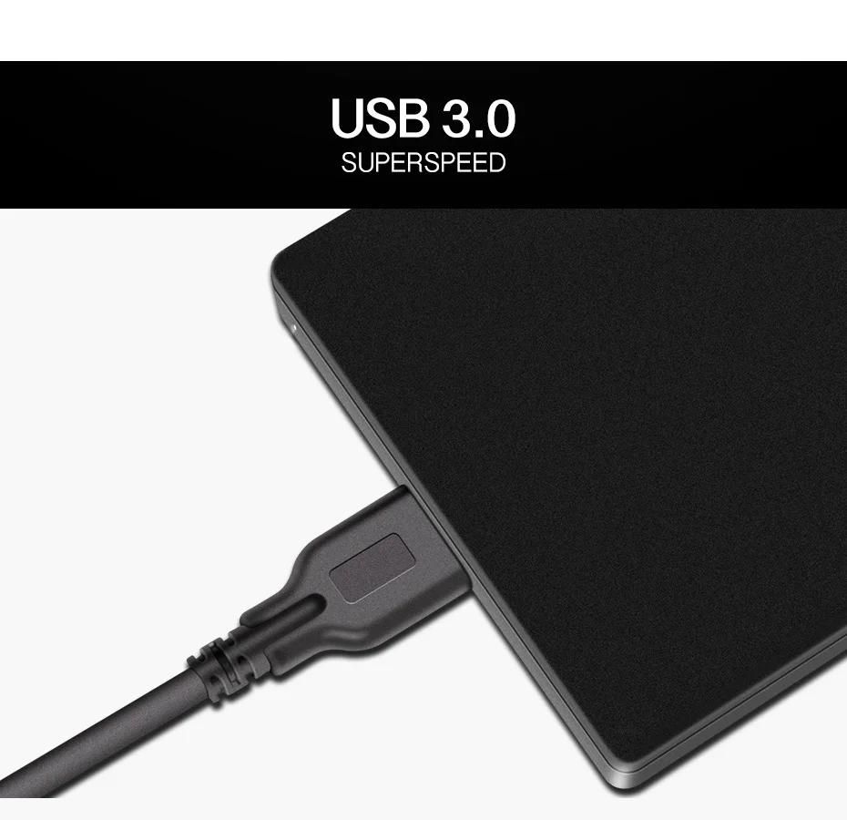Disque dur externe HDD Portable usb 3.0 de 2.5 pouces, avec capacit de stockage de 320 go/500 go/750 go/1 to, Compatible pour PC, Mac, ordinateur de bureau, MacBook-160 Go-Bleu image 4 | Rakuten