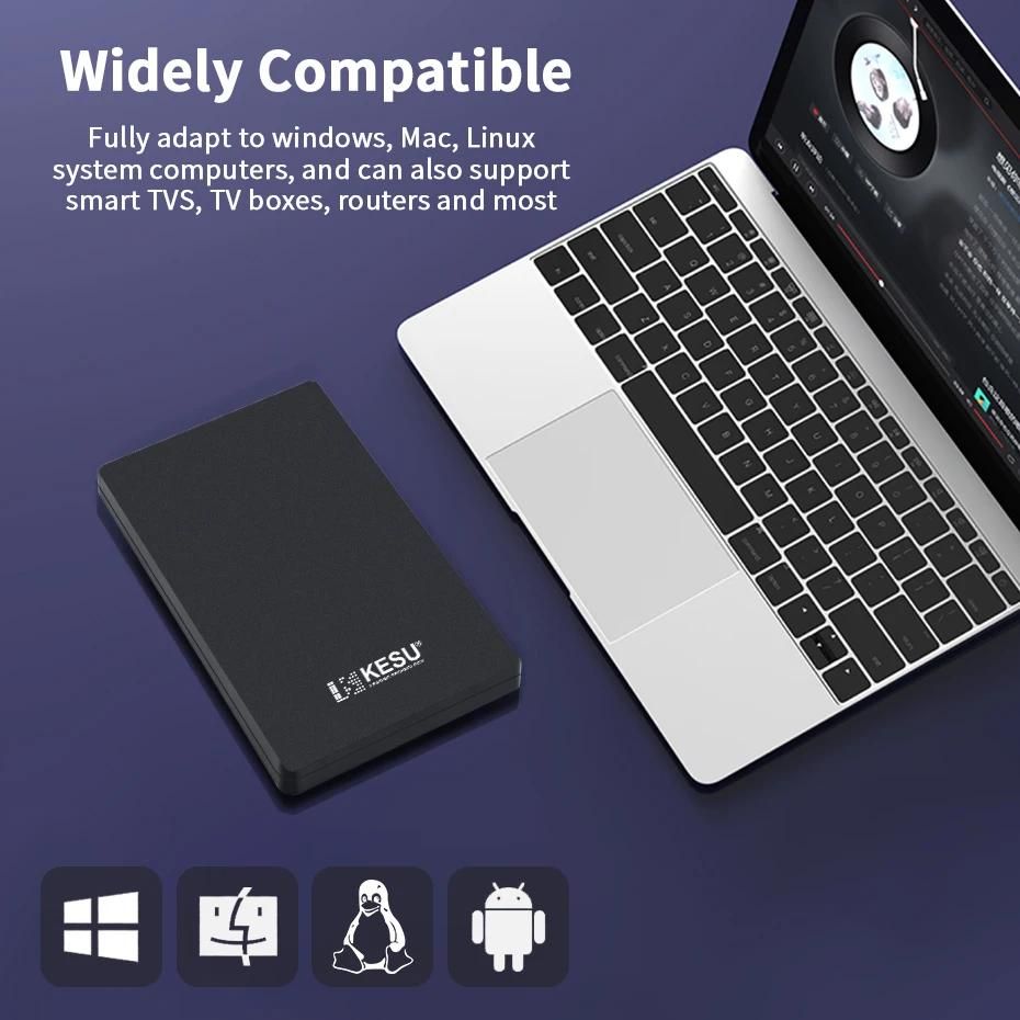 Disque dur externe HDD Portable usb 3.0 de 2.5 pouces, avec capacit de stockage de 320 go/500 go/750 go/1 to, Compatible pour PC, Mac, ordinateur de bureau, MacBook-160 Go-Bleu image 11 | Rakuten
