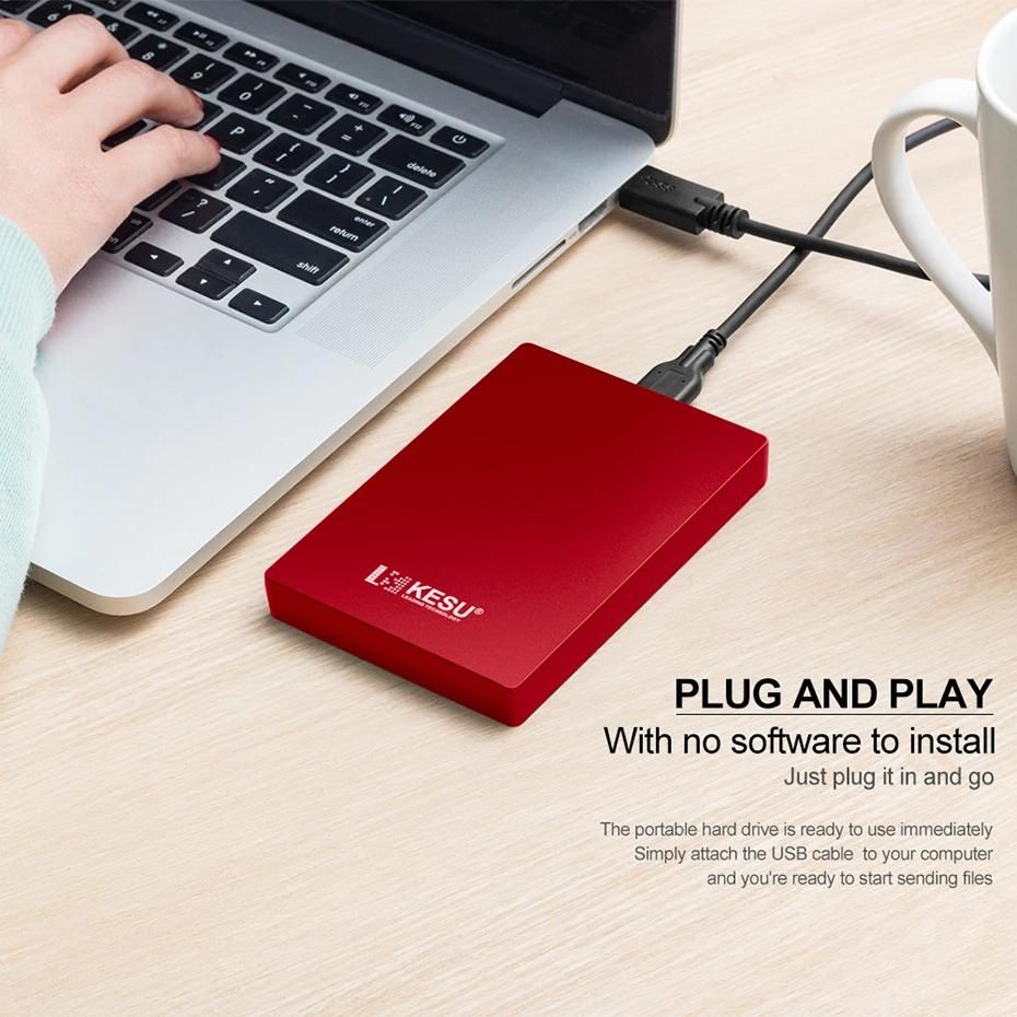 Disque dur externe HDD Portable usb 3.0 de 2.5 pouces, avec capacit de stockage de 320 go/500 go/750 go/1 to, Compatible pour PC, Mac, ordinateur de bureau, MacBook-160 Go-Bleu image 12 | Rakuten
