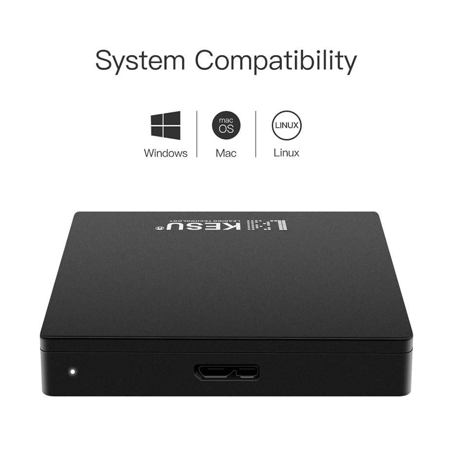 Disque dur externe HDD Portable usb 3.0 de 2.5 pouces, avec capacit de stockage de 320 go/500 go/750 go/1 to, Compatible pour PC, Mac, ordinateur de bureau, MacBook-750Go-Noir image 3 | Rakuten