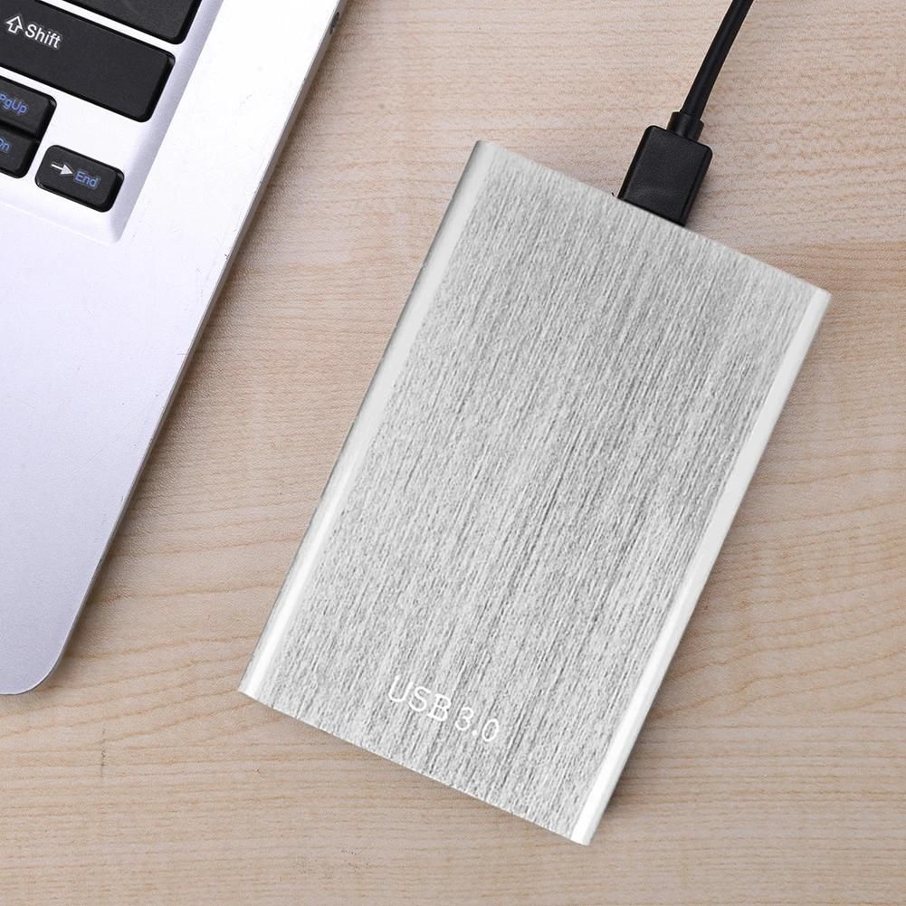 Disque dur externe portable USB 2.5, disque dur en mtal, Plug and Play, Macbook, tablette, ordinateur, 3.0 pouces, 1 To-Argent image 7 | Rakuten
