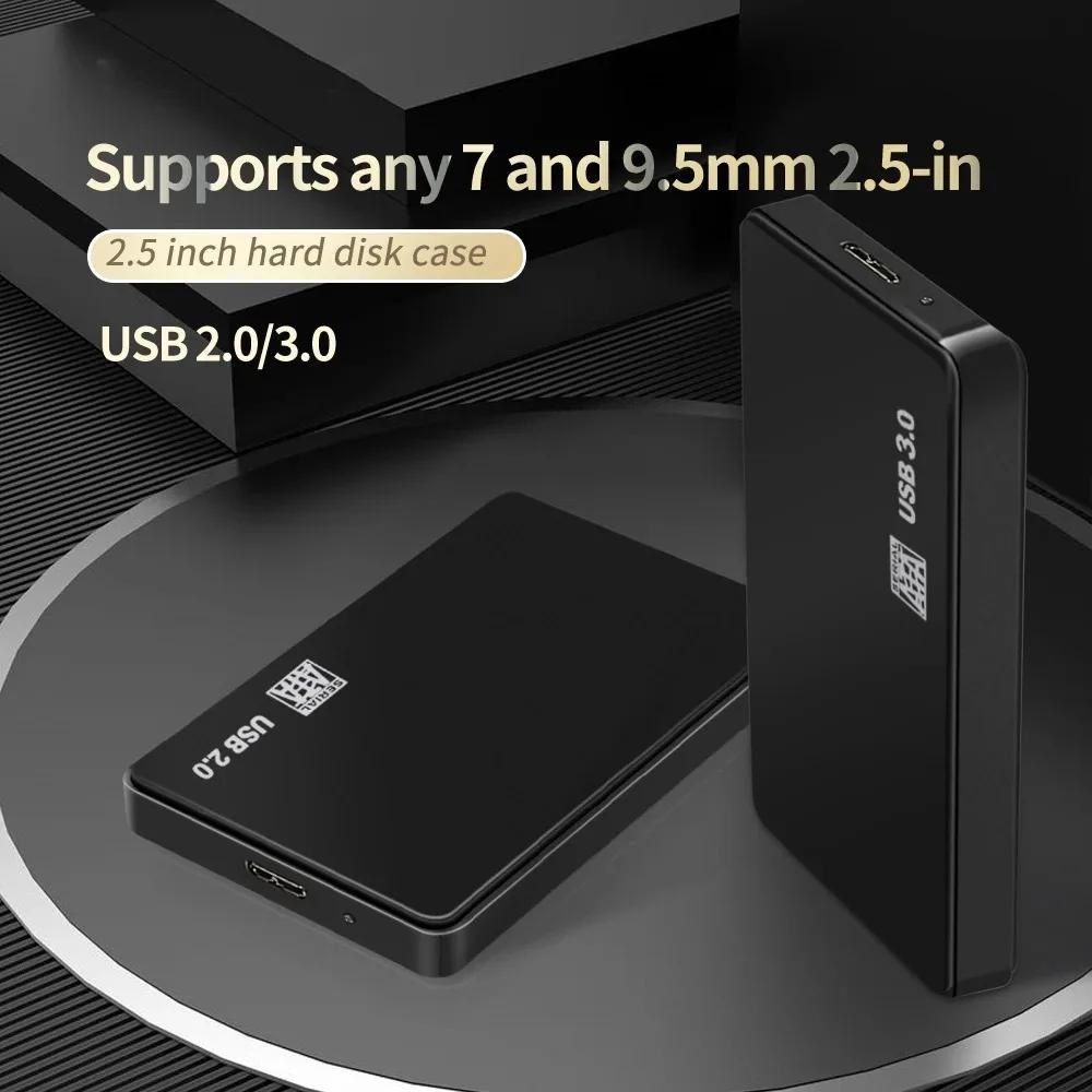 Botier de disque dur USB 3.0  2.5 pouces, botier SATA HDD SSD 5Gbps, botier de disque dur externe pour PC portable Smartphone PC portable-Micro to USB image 3 | Rakuten