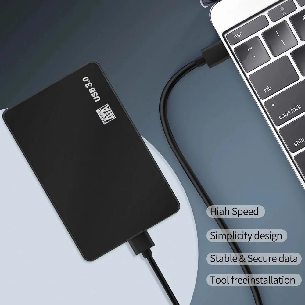 Botier de disque dur USB 3.0  2.5 pouces, botier SATA HDD SSD 5Gbps, botier de disque dur externe pour PC portable Smartphone PC portable-Micro to USB image 4 | Rakuten