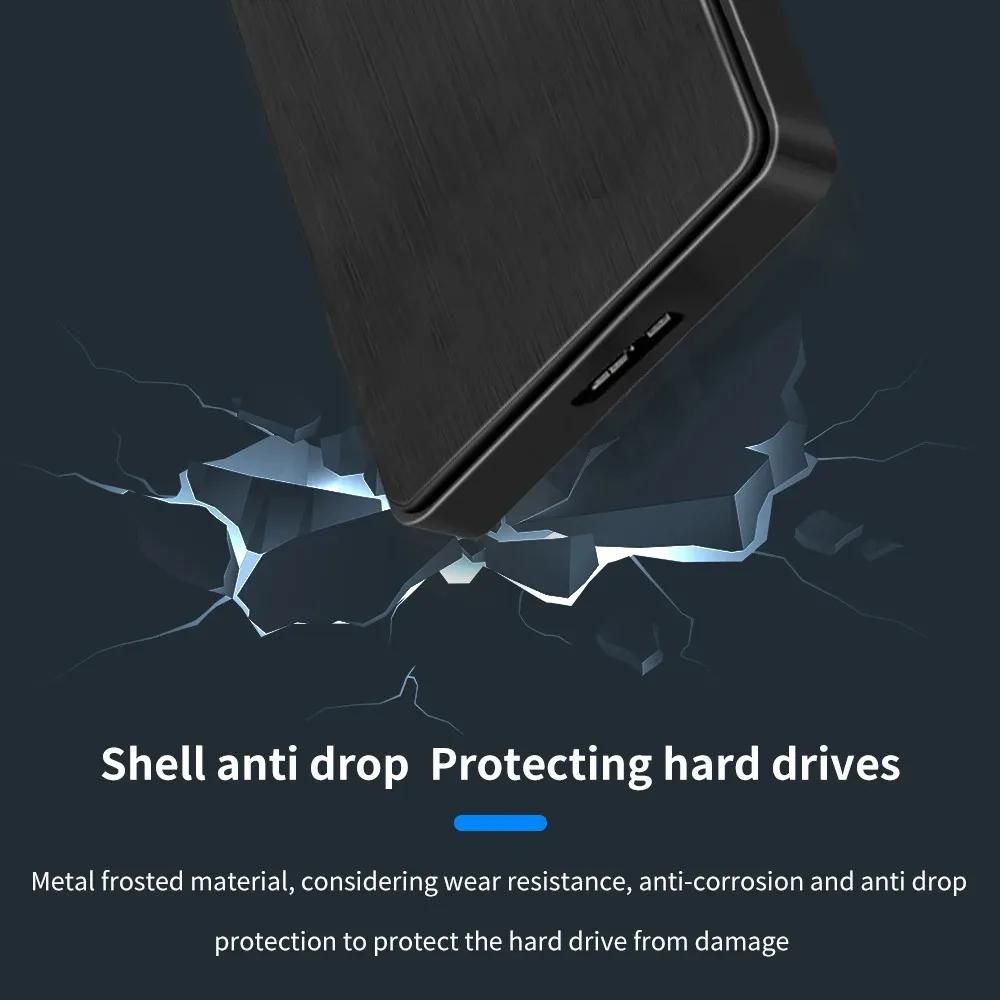 Botier de disque dur USB 3.0  2.5 pouces, botier SATA HDD SSD 5Gbps, botier de disque dur externe pour PC portable Smartphone PC portable-Micro to USB image 5 | Rakuten