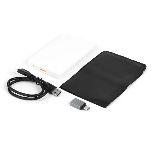 Boîtier pour disque dur 2.5 USB 2.0 SATA, adaptateur pour disque dur SSD, 2.5 pouces-A USB 3.0 Blanc
