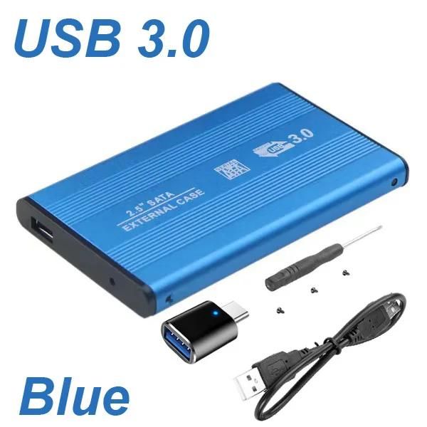 USB 3.0/2.0 2.5 pouces botier de disque dur HDD botier externe botier en aluminium Caddy 2.5 