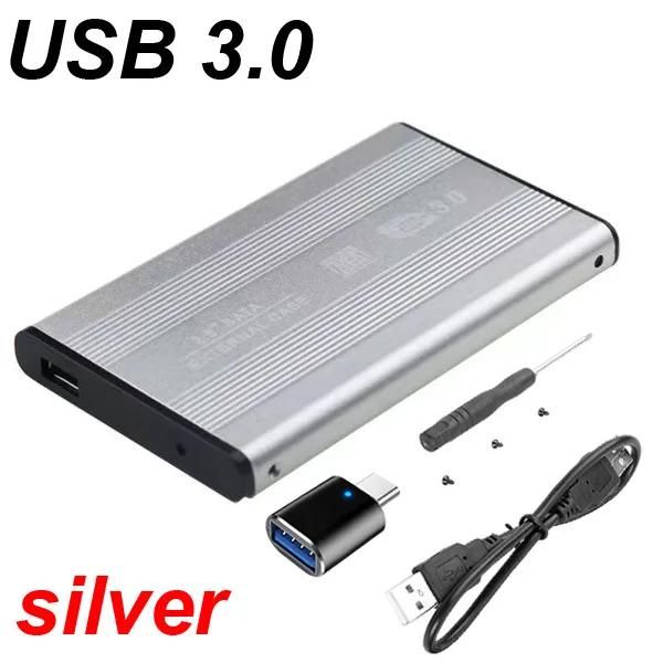 USB 3.0/2.0 2.5 pouces botier de disque dur HDD botier externe botier en aluminium Caddy 2.5 