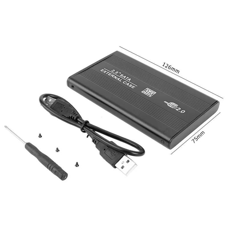 USB 3.0/2.0 2.5 pouces botier de disque dur HDD botier externe botier en aluminium Caddy 2.5 
