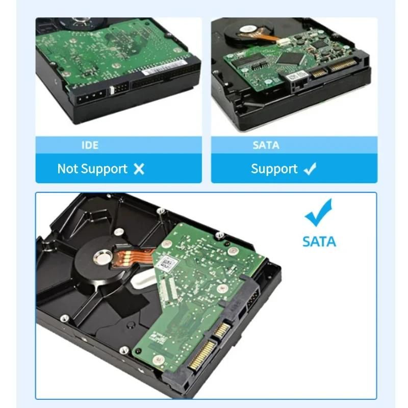 Botier de disque dur externe USB 3.0 vers SATA, 3.5 pouces, prise en charge du botier de disque dur de 10 to, adaptateur haute vitesse pour PC Lapop-EU Plug image 7 | Rakuten