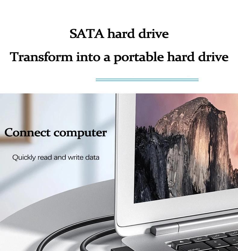 Botier de disque dur portable Q5, USB 2.5, convient aux disques durs mcaniques  semi-conducteurs, prend en charge l'interface SATA, ordinateur portable, 3 pouces-3.0 Noir image 9 | Rakuten