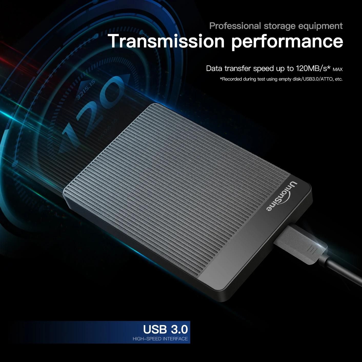UnionSine HDD 2.5 ''disque dur externe Portable, USB3.0 stockage Compatible pour PC, Mac, ordinateur de bureau, MacBook, Xbox-500 Go-RU Warehouse image 3 | Rakuten