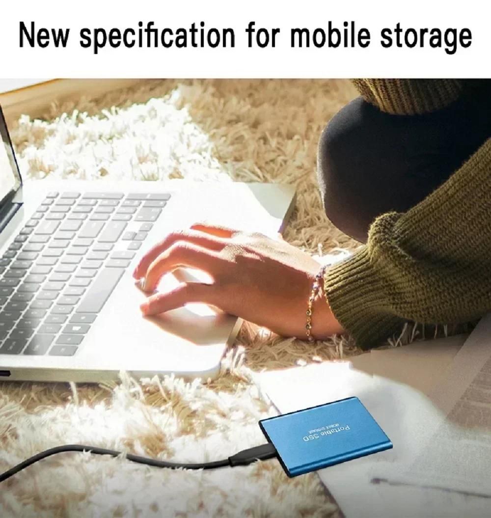 2025 nouveau disque dur tanche  l'eau et  la poussire disque dur externe Portable USB 3.1 disque solide haute vitesse pour PC/transfert de donnes/ordinateur Portable-Rouge 1TB image 4 | Rakuten