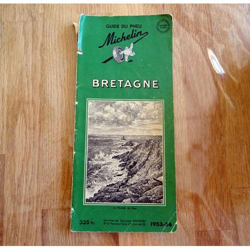 Guide Vert Michelin Bretagne 1953-54