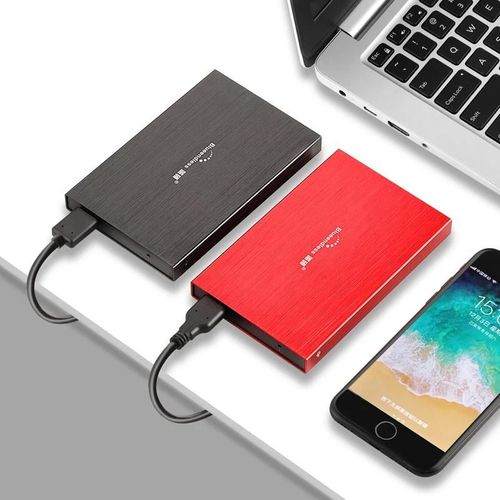 Blueendless disque dur externe Portable 2.5 "USB3.0 500GB 1 to 2 to 250 go Disco Duro Externo disque dur Hd Externo 250GB-500Go-Noir