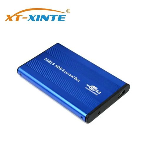USB 2.0 ordinateur portable IDE Port disque dur boîtier externe 2.5 pouces HDD boîte Caddy aluminium pour ordinateur portable-Argent