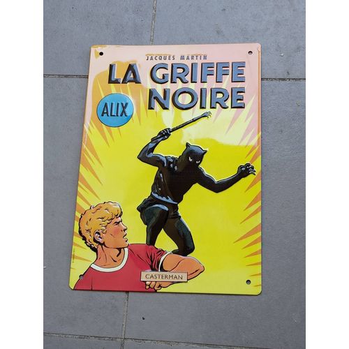 Plaque Métallique La Griffe Noire
