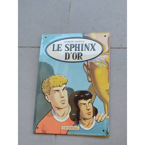 Plaque Métallique Le Sphinx D'Or