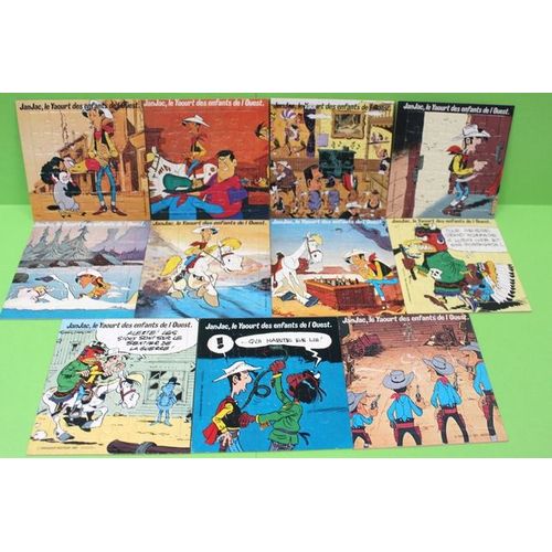 Puzzles Lucky Luke "Le Yaourt Des Enfants De L'Ouest "