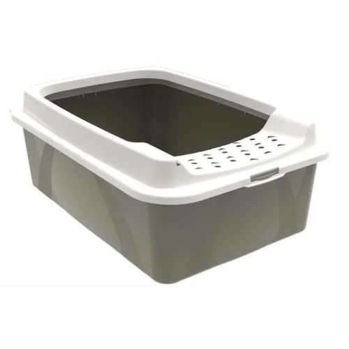 Bac À Litière - Rotho - Cappuccino - 57.1 X 39.2 X 20.9 Cm - Éco-Responsable - Durable