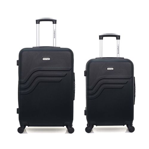 AMERICAN TRAVEL - Lot de 2 - Valise weekend et valise cabine QUEENS