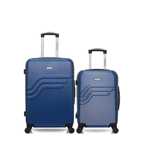 AMERICAN TRAVEL - Lot de 2 - Valise weekend et valise cabine QUEENS