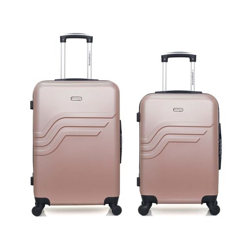 AMERICAN TRAVEL - Lot de 2 - Valise weekend et valise cabine QUEENS