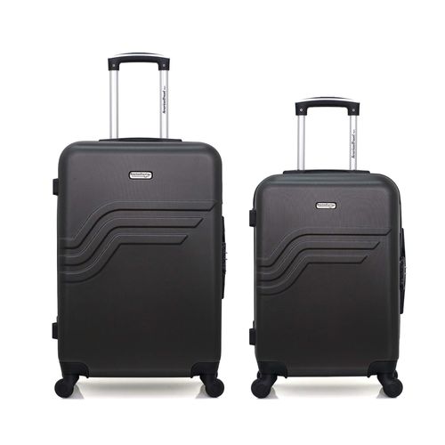 AMERICAN TRAVEL - Lot de 2 - Valise weekend et valise cabine QUEENS