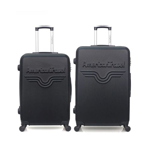 AMERICAN TRAVEL - Lot de 2 - Valise grand format et valise weekend CHELSEA