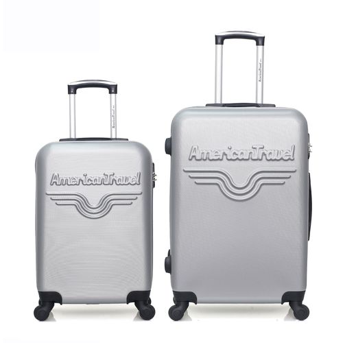 AMERICAN TRAVEL - Lot de 2 - Valise weekend et valise cabine CHELSEA