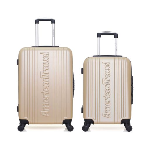 AMERICAN TRAVEL - Lot de 2 - Valise weekend et valise cabine SPRINGFIELD