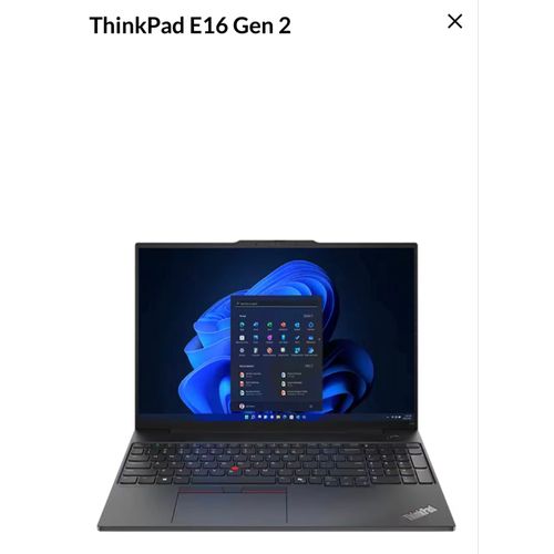 Lenovo Thinkpad E16 G2 - 16" AMD Ryzen 5 7335U - 2.9 Ghz - Ram 16 Go - SSD 512 Go