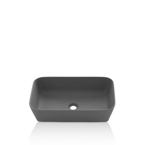 Lavabo à poser anthracite en résine