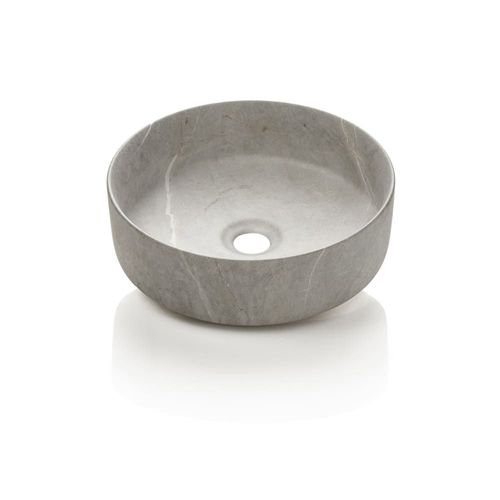 Lavabo à poser gris en céramique