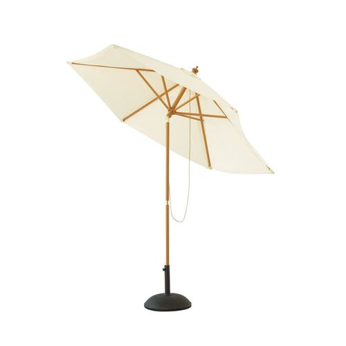 Parasol Inclinable 3x3m En Aluminium Toile Écrue