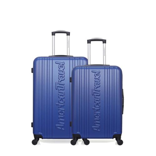 AMERICAN TRAVEL - Lot de 2 - Valise grand format et valise weekend SPRINGFIELD