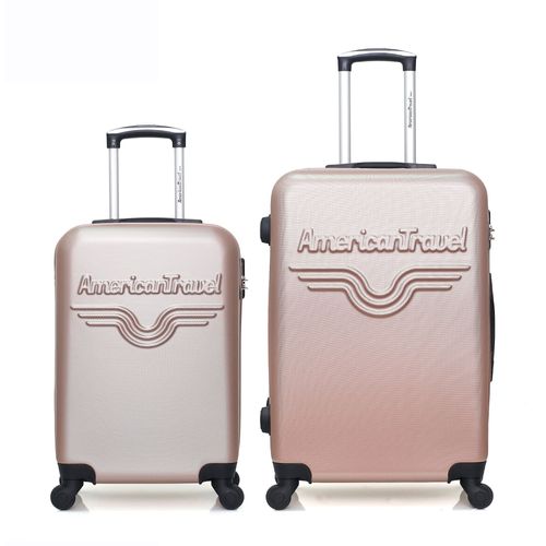 AMERICAN TRAVEL - Lot de 2 - Valise weekend et valise cabine CHELSEA