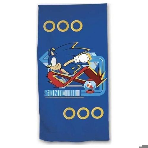 Sonic -Drap De Bain-Serviette De Plage -Polyester 70x140 Cm.