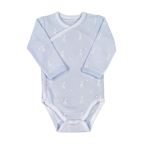 Body Bébé Ouverture Croisé Sophie La Girafe® Bleu