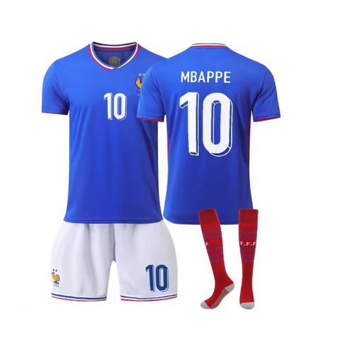 Maillot De Foot No.10 Homme Et Femme France Euro 2024 - Enfant - Teemofr / Maillot