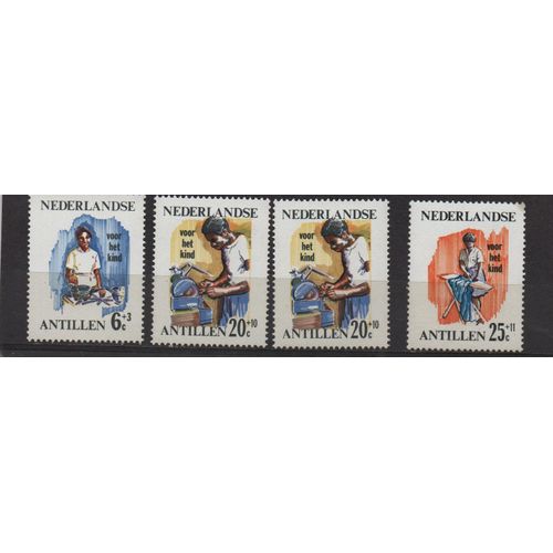 Antilles Néerlandaises Timbres Enfants 1966