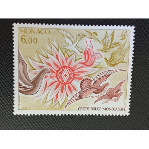 Timbre Monaco Y T 1247 Croix-Rouge De Monaco 1980 (040709 )