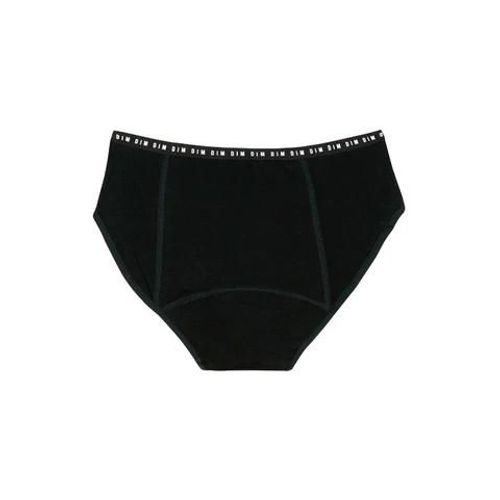 Dim Culotte De Règles En Coton Bio Noir Flux Moyen Abondant Dim My Protect