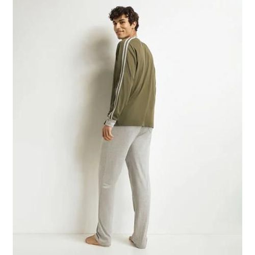 Dim Ensemble Pyjama Pantalon Homme Militaire Dim Jersey